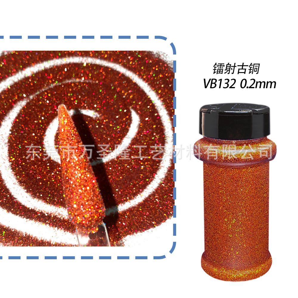 Wholesale Holographic Bottle Glitter Nail Art Colorful Sequins